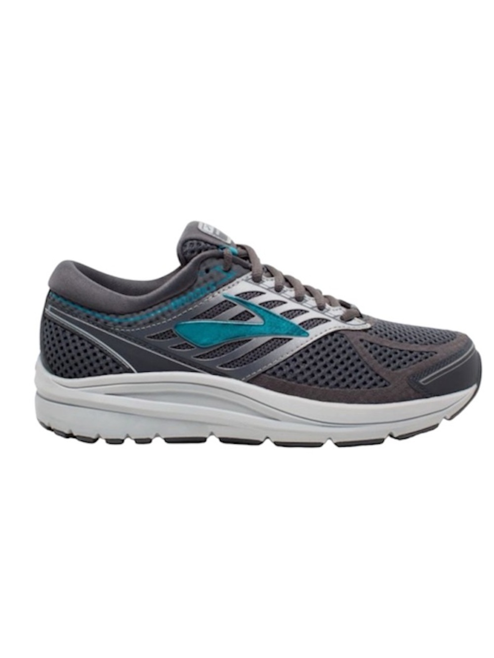 Brooks Addiction 13 running shoes in grey and blue women’s size 10.5